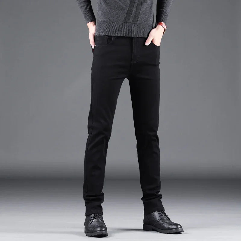 Black Slim Fit Stretch Jeans