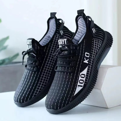 Breathable Mesh Soft Sole Sneakers