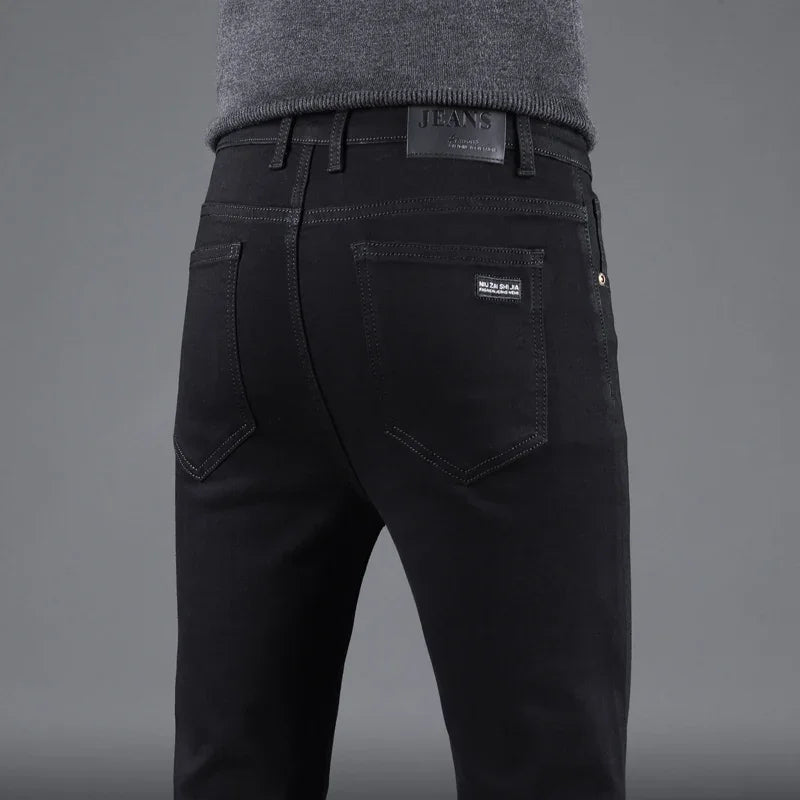 Black Slim Fit Stretch Jeans