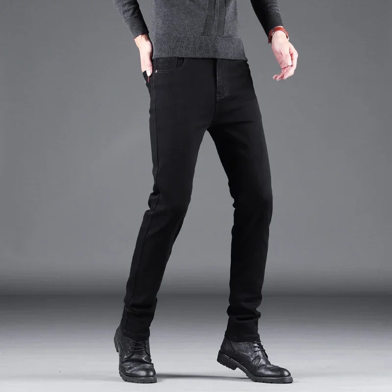 Black Slim Fit Stretch Jeans