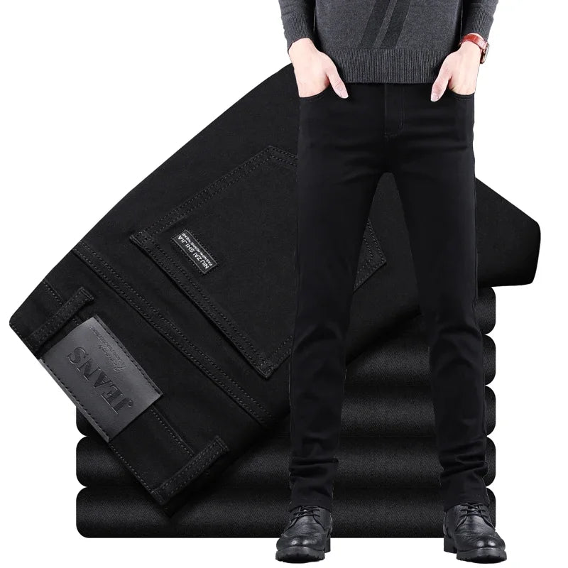 Black Slim Fit Stretch Jeans