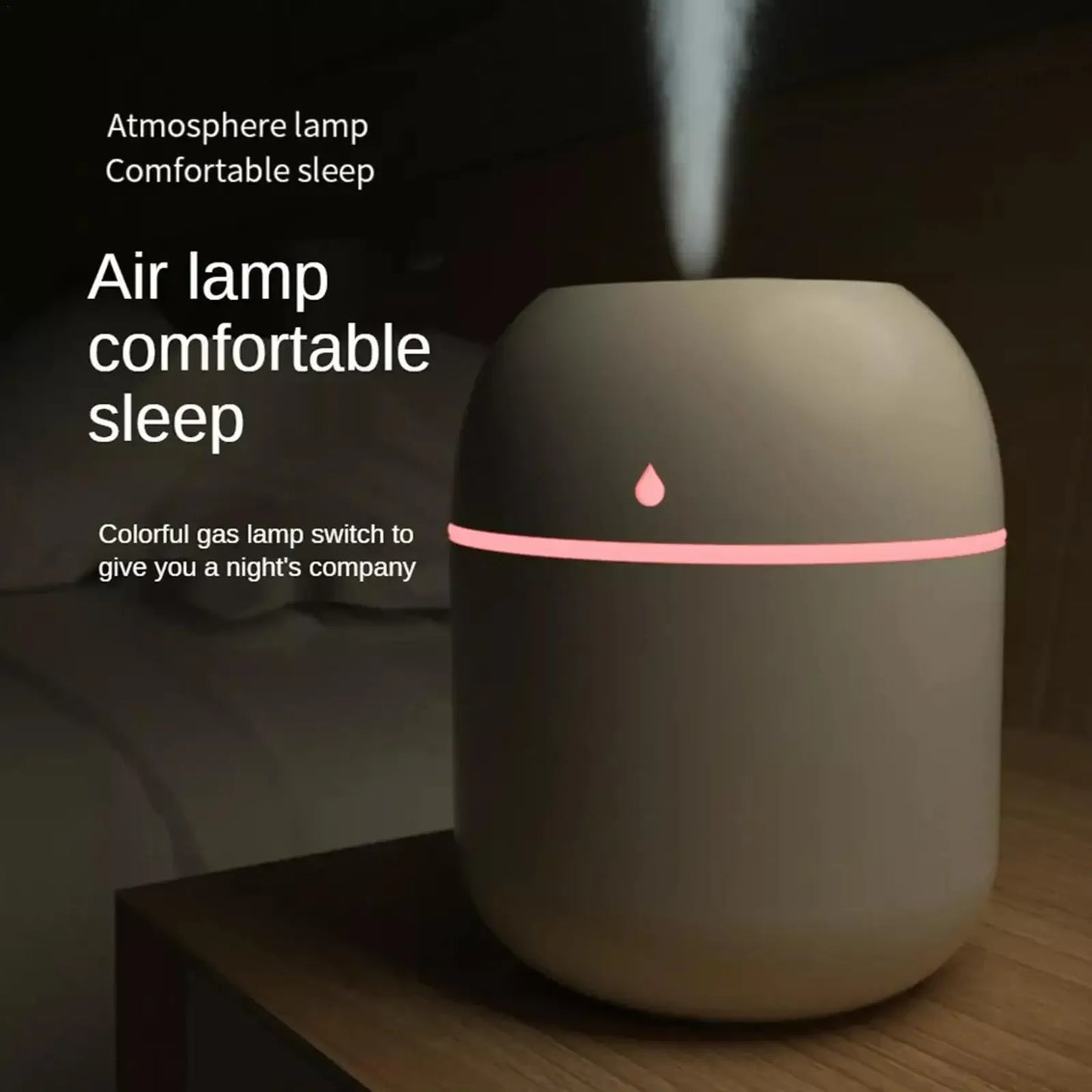 Aroma Diffuser & Humidifier - 220ml Electric Essential Oil Diffuser for Home & Desk